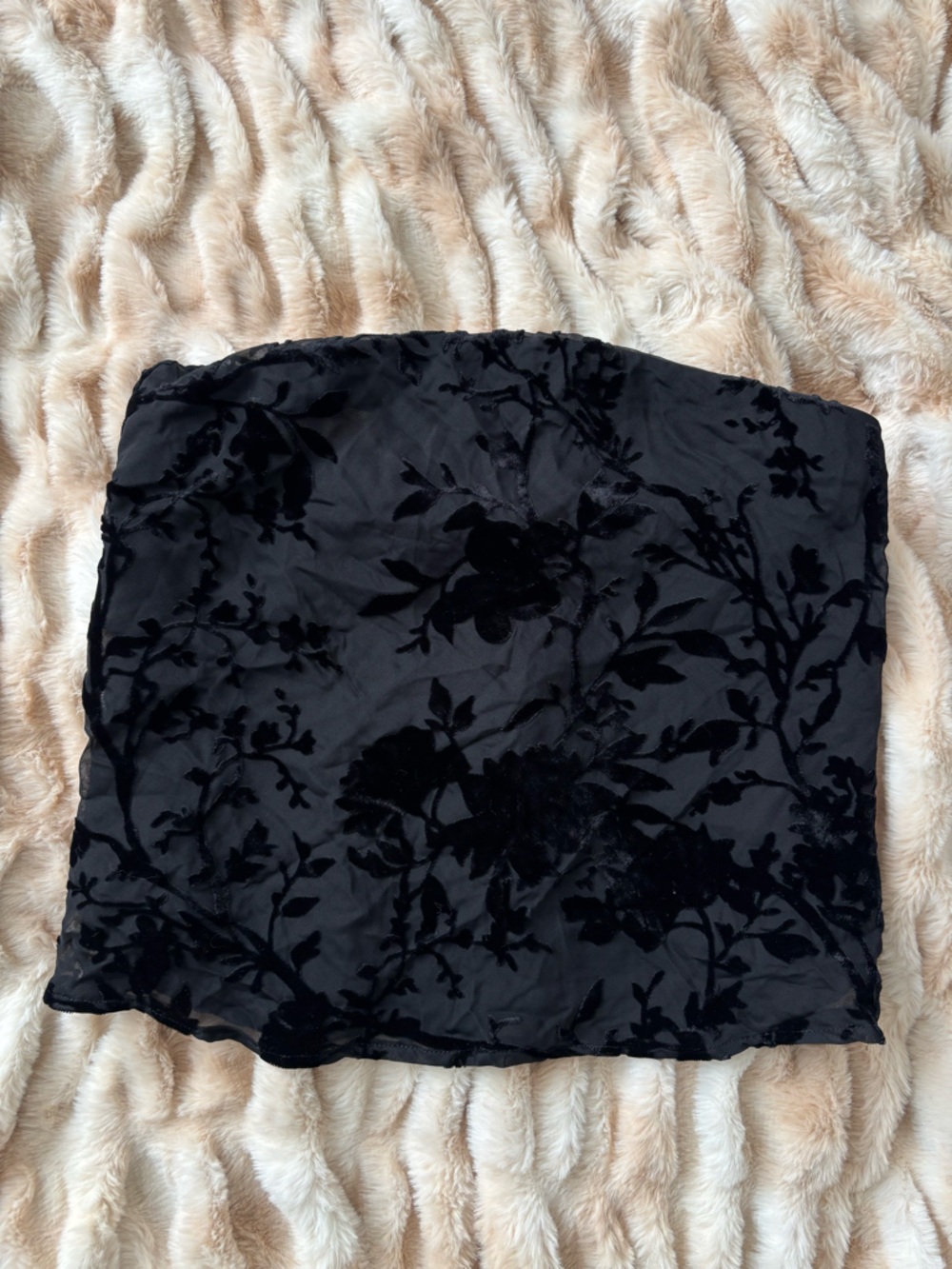 Velvet Bandeau Top